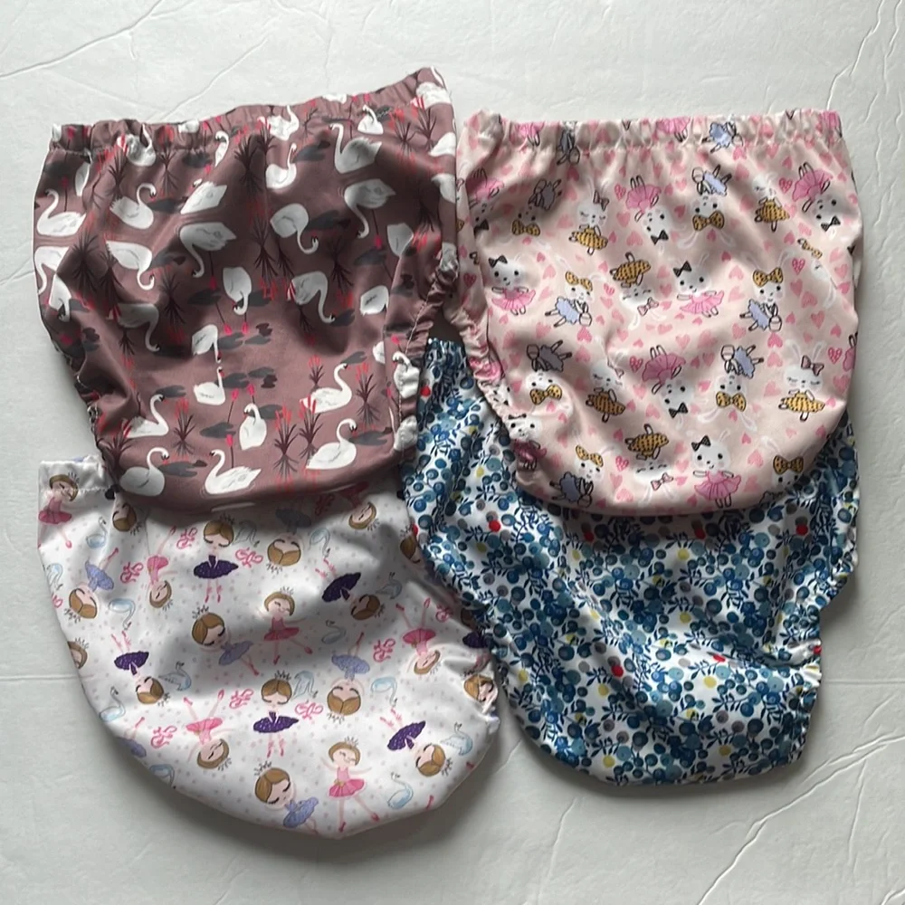 Plastic underwear cover for potty training pants, size 3T